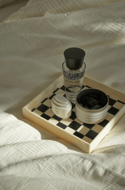 Retro Checkerboard Acrylic Tray - Rumi Living