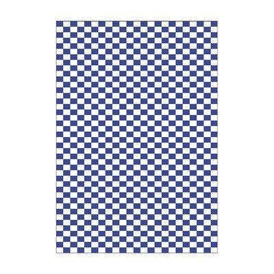 Handmade Retro Checkered Checkerboard Rug - Rumi Living