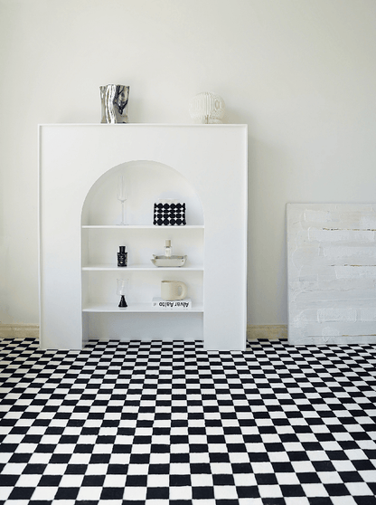 Retro Checkerboard Rug - Rumi Living