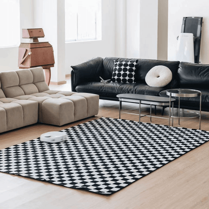 Retro Checkerboard Rug - Rumi Living