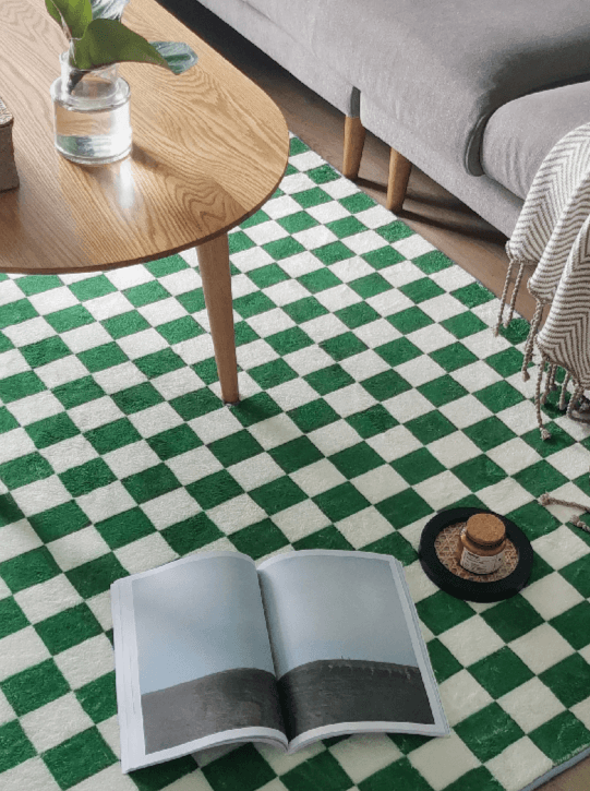 Retro Checkerboard Rug - Rumi Living