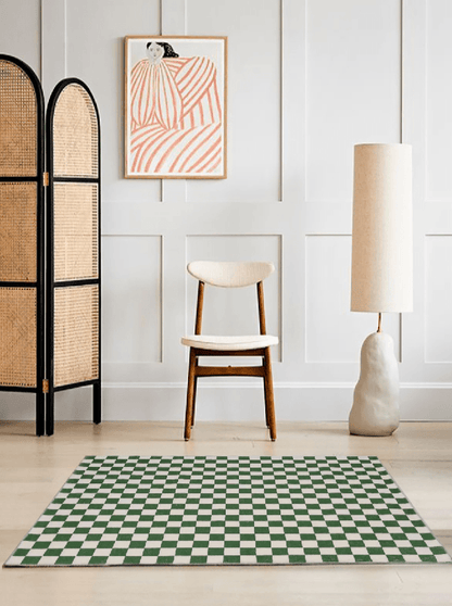 Retro Checkerboard Rug - Rumi Living