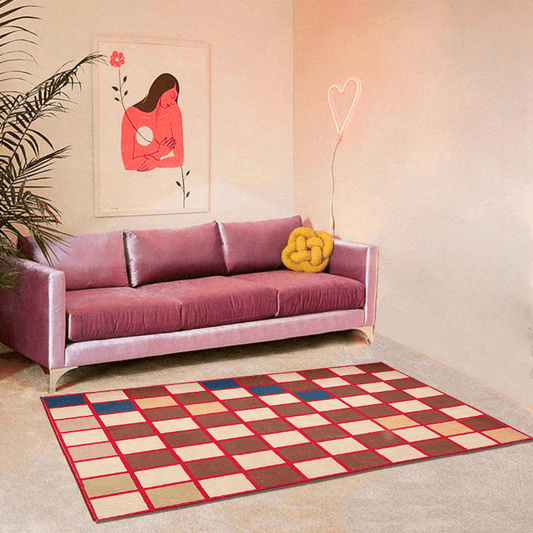 Retro Disco Grids Rug - Rumi Living