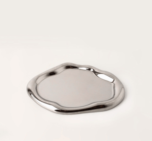 Silver + Speckled Dish Trays - Rumi Living