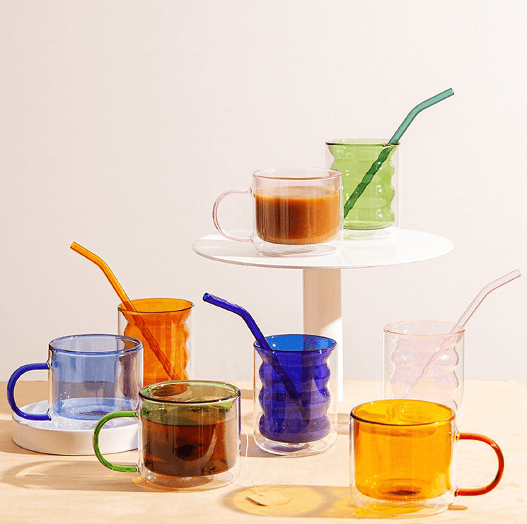 Sorreto Double-walled Glass Cup - Rumi Living