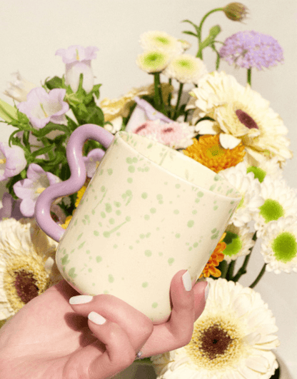 Speckled Wavy Ceramic Mug - Rumi Living