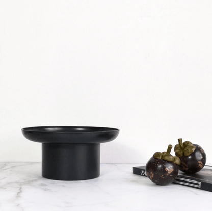 Templo Fruit Dish Tray - Black & White - Rumi Living