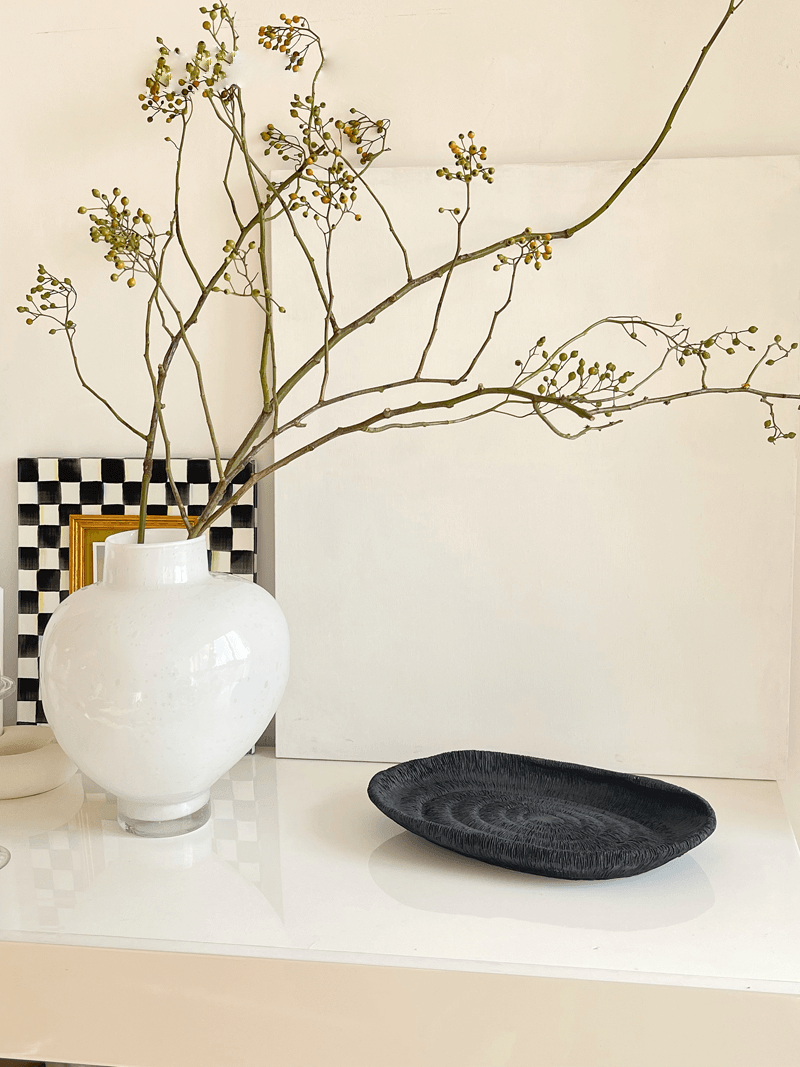 Textured Resin Fruit Dish Tray - Rumi Living