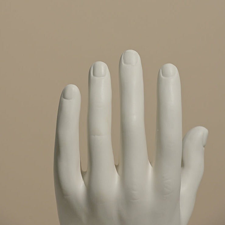 Vera Hand Ceramic Vase - White - Rumi Living