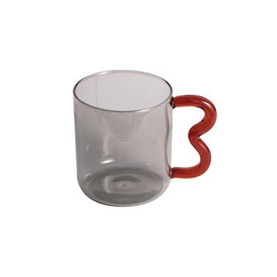 Wriggle Handle Glass Mug - Rumi Living