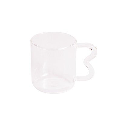 Wriggle Handle Glass Mug - Rumi Living